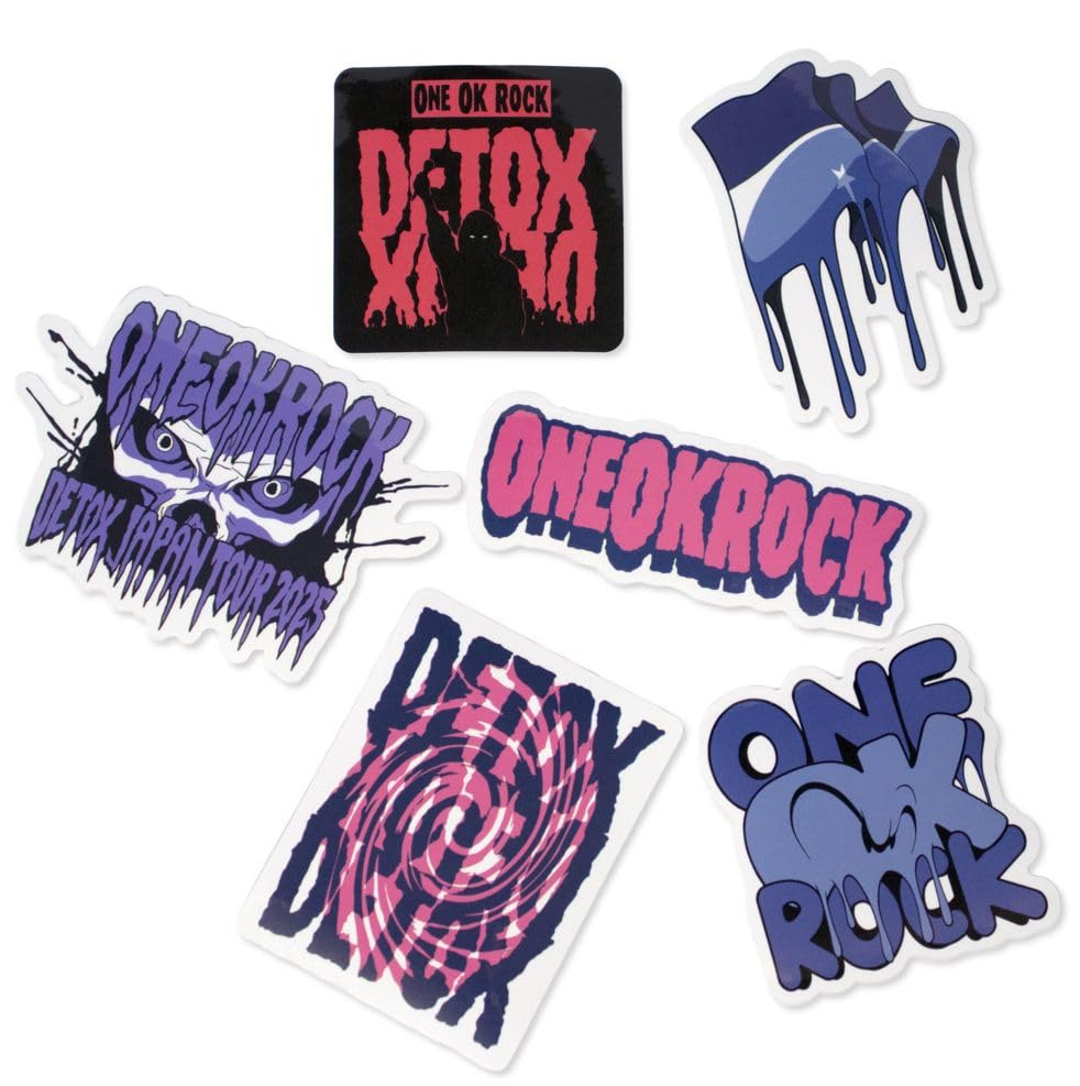 ONE OK ROCK 2025 DETOX JAPAN Merchandise Sticker Set