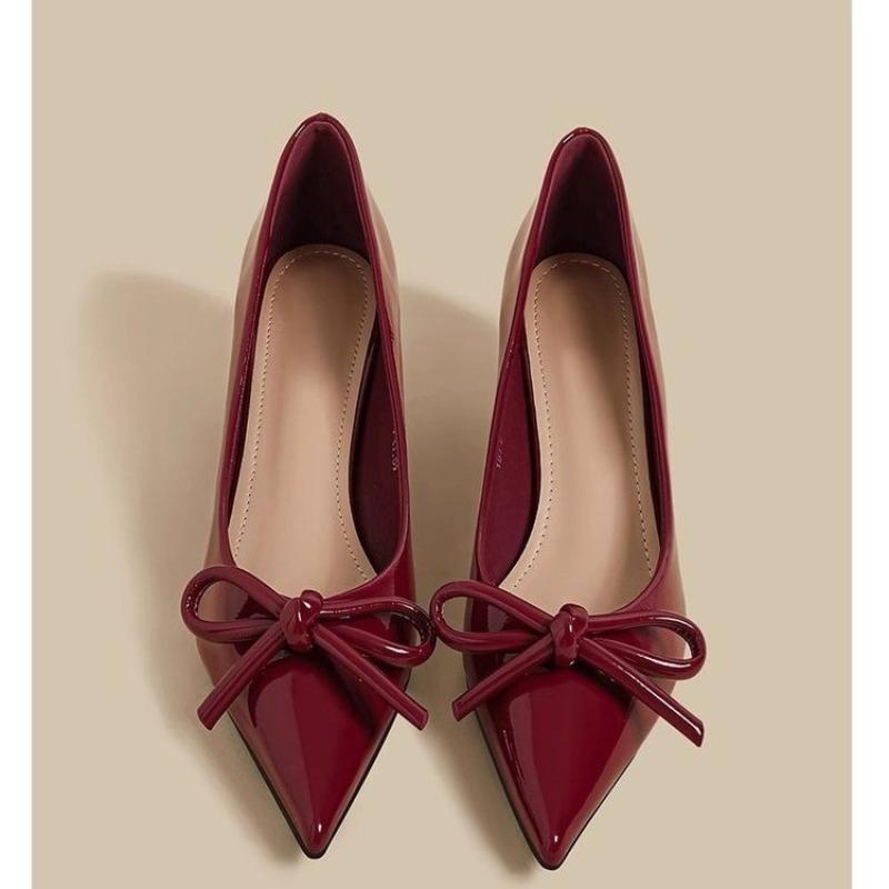 Fashion French Shallow Small Leather Shoes for Women 2025 Summer New High Heels Temperament Versatile Mary Jane Single Shoes