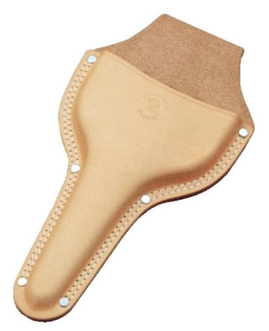 

KOZUCHI Nume Leather Matsuba Scissors Case Curved Double Stitch Extra Large Embossed SO-25