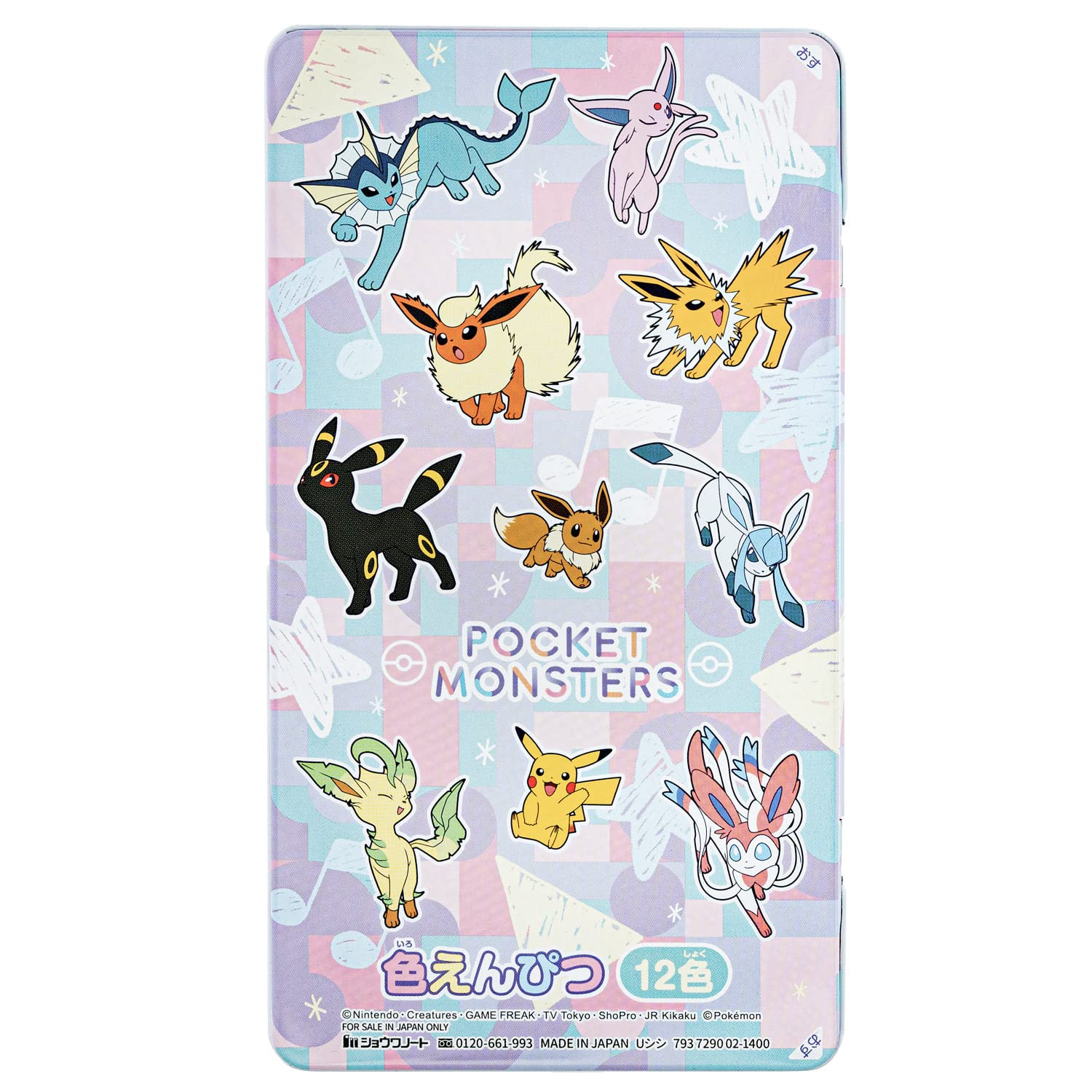 

Showa Note Colored 12 Pastel 793729002 Pokémon Pencils, Colors, Flakes,