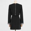 Celebrity Style Heavy Industry Short Top + Hip Skirt Slim High-quality Suit