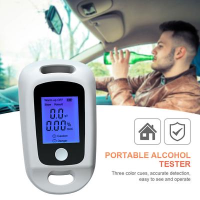 Digital Alcohol Meter Handheld Alcohol Analyzer USB Rechargeable Portable Alcohol Tester LCD Display Professional Grade Accuracy