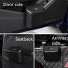 Universal Hanging Car Trash Can Vehicle Garbage Dust Case Storage Box ABS Square Pressing Trash Bin Auto Interior Accessories for Car