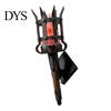 Mittelalterliche Fackel Wandleuchte, LED Handlicht, Retro Realistische Imitation Holzmaserung Flamme für Halloween Party Dekoration, Mardi Gras Geheimnis