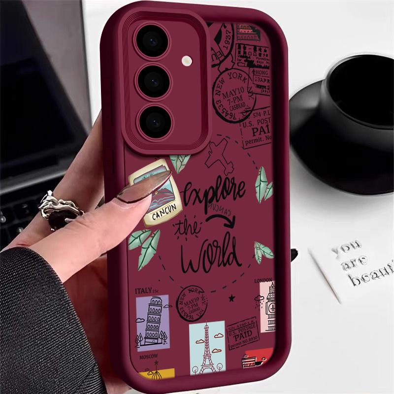 Landmark Case For Samsung Galaxy A56 A36 A26 A16 5G A55 A35 A15 A54 A34 A17 A37 A57 S20 FE S21 S22 S23 S26 S24 S25 Ultra Capa