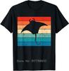Cotton Tshirt New Marine Animal Scuba Diving Stingray Retro Manta Ray Unisex Tops Tees Summer Men's Clothing Oversized T-shirt