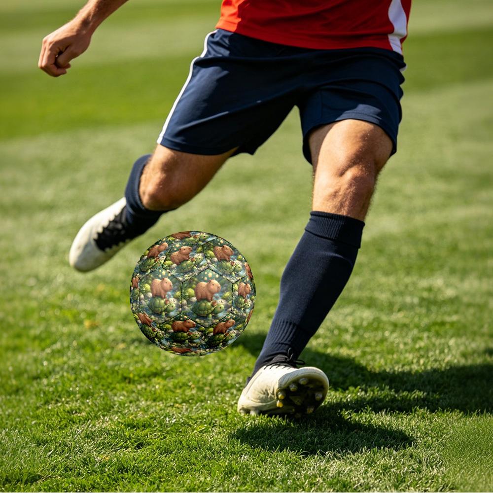 1pc Forest Friends Size 5 Soccer Ball Professional Lightweight Durable Match Training Football Indoor &Outdoor Sports BallTraining Ball Y12