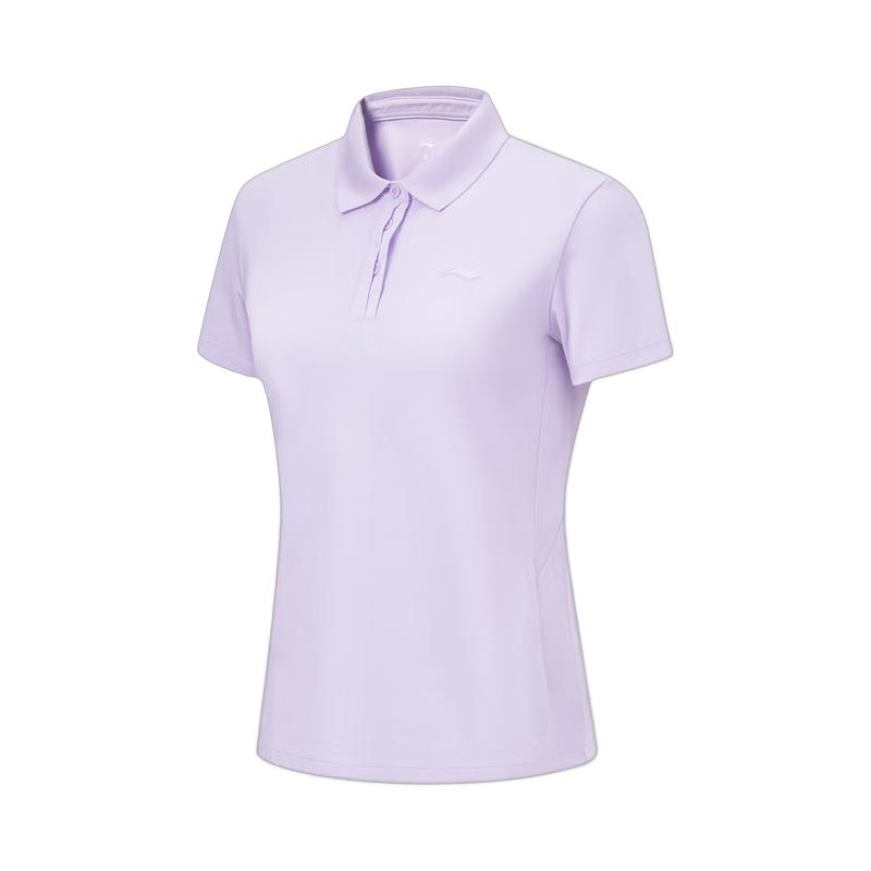 Li-Ning Women's Logo Lapel Short-Sleeve Polo Shirt