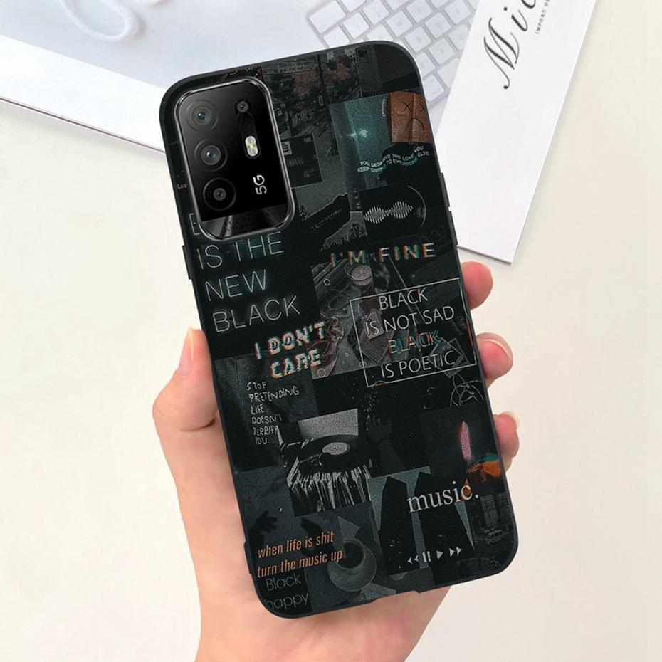 Fashion Case For OPPO Reno5 Z CPH2211 Soft Silicon Shockproof Protective Cover For Oppo Reno 5Z 5G Phone Cases