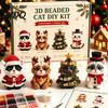 Artizanat cu Tematică de Crăciun Kit DIY 3D cu Mărgele Set de Cusut cu Mărgele Animale Realiste Kit DIY Broderie Ușoară Handmade pentru Copii și Adulți Începători