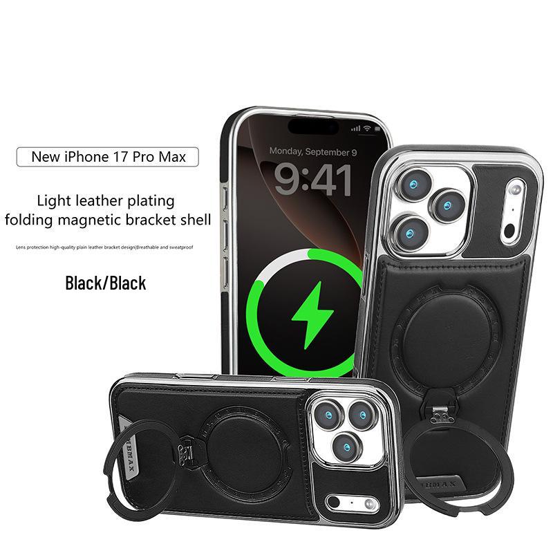 Magnetic Rotating Stand Protective Case for iPhone 16/15 Pro Max/17