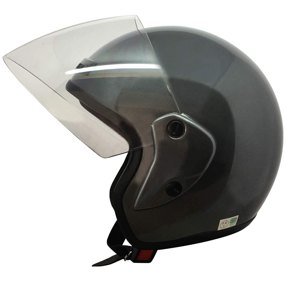 B&B BB-403 Open Face Helmet, Gunmetal