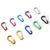 1/11/11pcs Aluminum Carabiner Key Chain Clip Outdoor Camping Keyring Snap Hook Water Bottle Buckle Kit Climbing Accessories