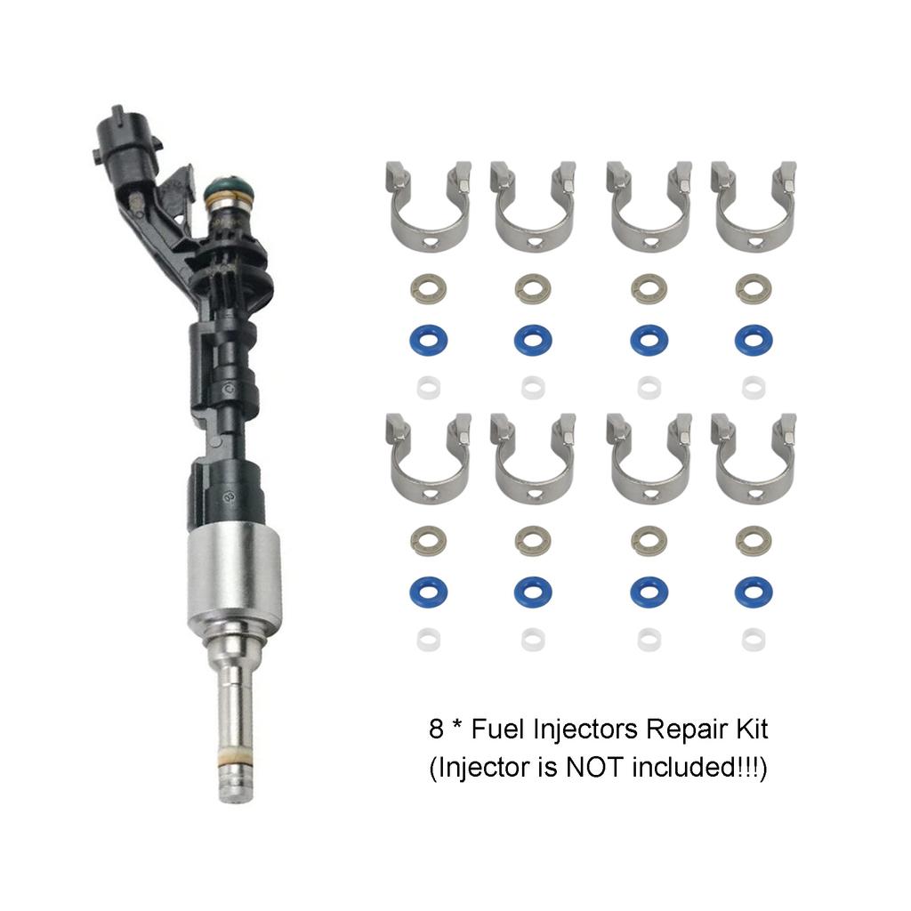 8PCS Fuel Injectors Repair Seal Kit 0261500105 Fit Range Rover Fit Jaguar 5.0L