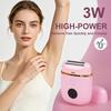 Women's Electric Shaver 2-in-1 Bikini and Body Hair Trimmer Painless USB Rechargeable shaver suitable for legs, armpits and face, portable
