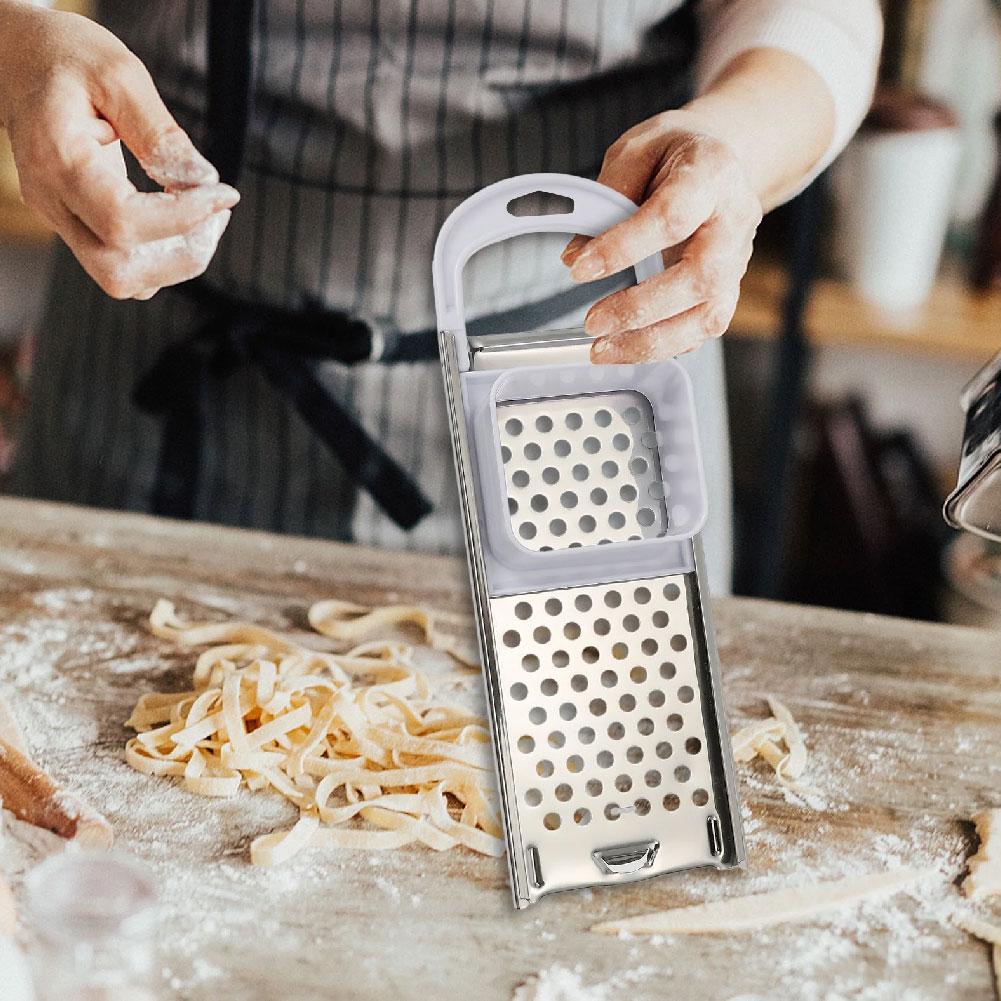 Pastatillagningsverktyg Manuell Nudeltillverkare Pastamaskin Tillverkare Stålprylar Köksverktyg Spätzle P4W0