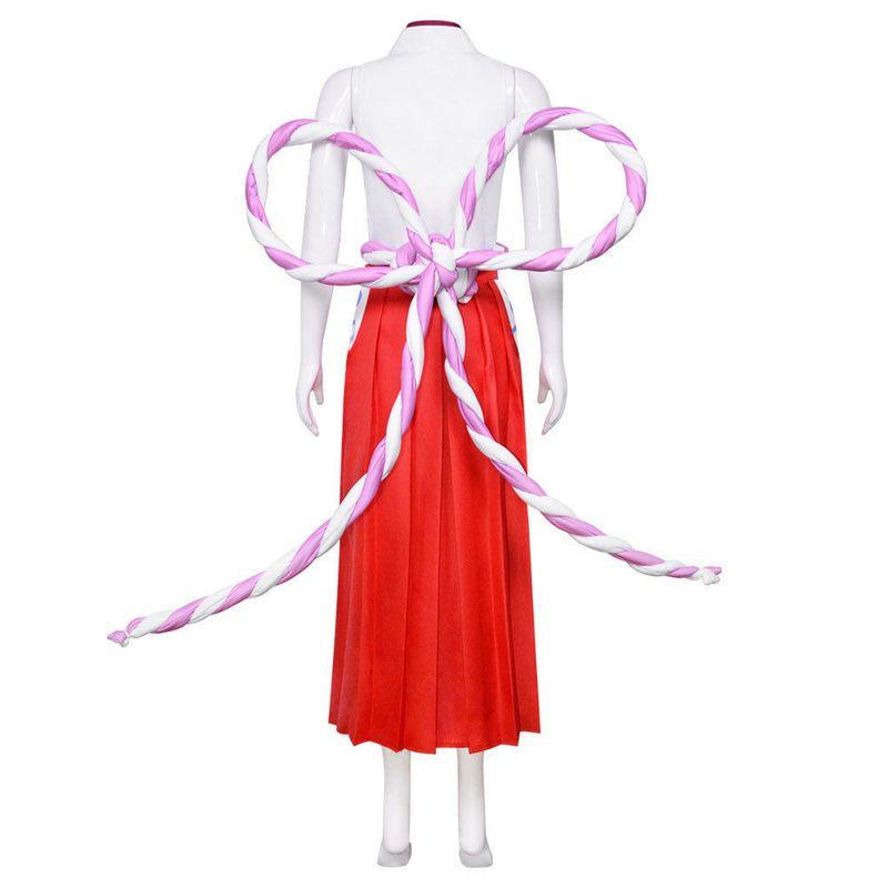 One Piece Anime Cosplay Costume Yamato Cosplay Outfit Halloween Women's Party Performance Costume in Stock