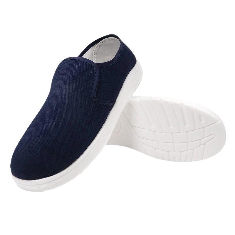 Dustproof Anti-static PU Mid-cut Soft Sole Work Shoes for Cleanroom