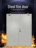 Class A Double Leaf Steel Fire Doors for Electrical Rooms and Pipe Shafts: Installation and Measurements