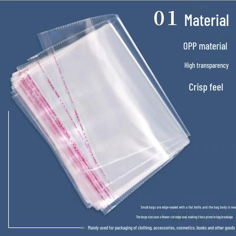 Przezroczysta samoprzylepna torebka OPP do pakowania odzieży