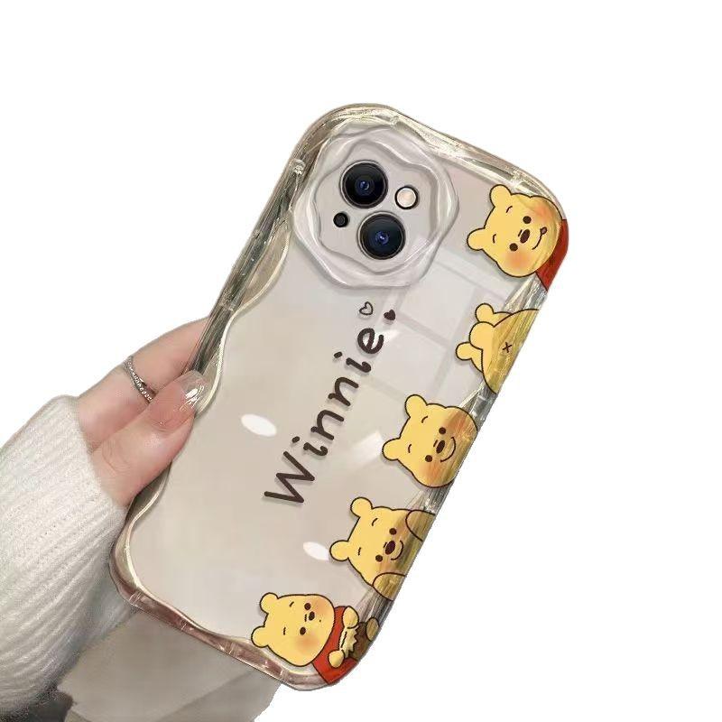 Winnie the Pooh is suitable for Apple 11promax mobile phone case, the new iphone11 advanced sense 11pro11 English 11
