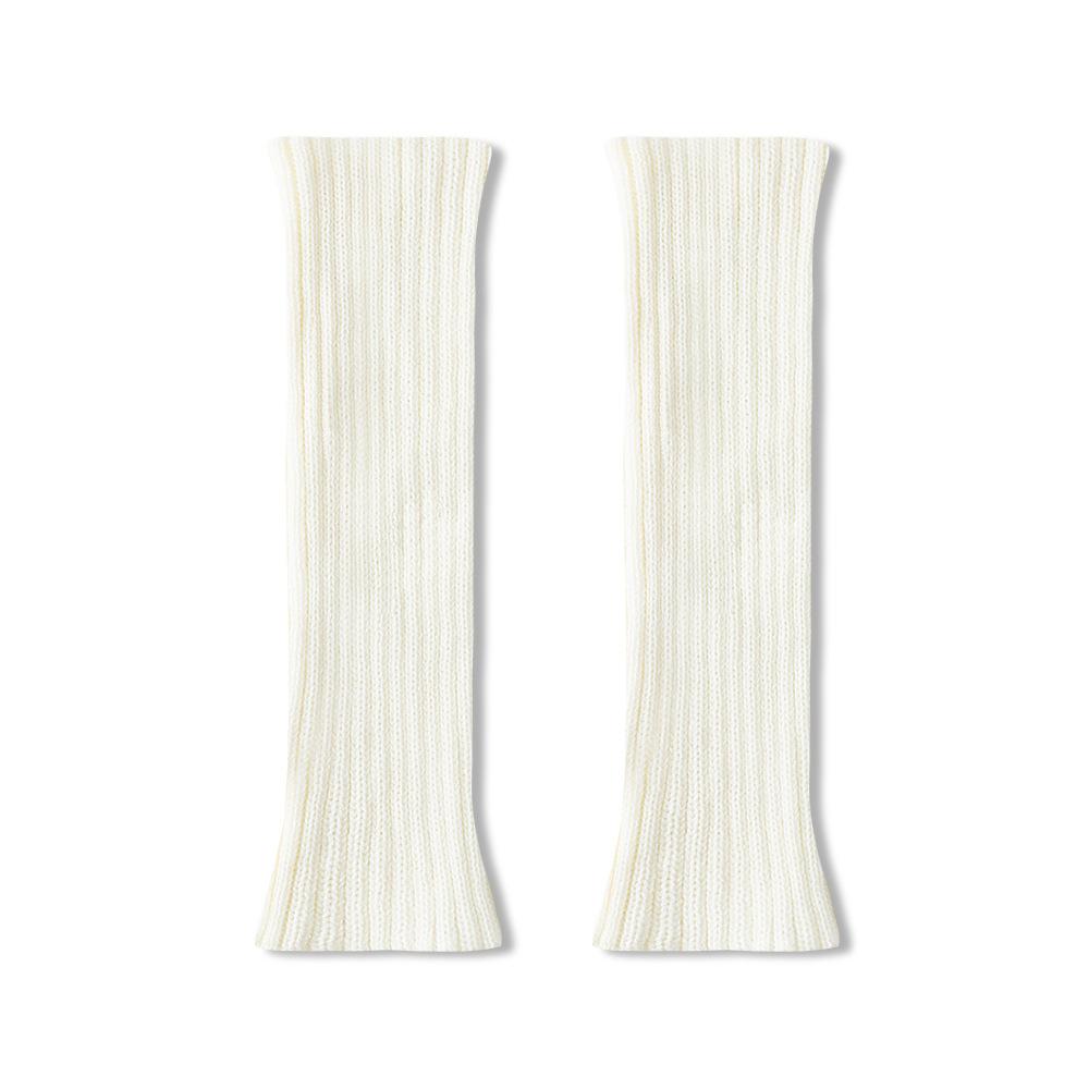 Knitted Sock Snow Boots for Women In Spring and Autumn, Grey Leg Warmers for The Calves, and Warm Pile Socks for Autumn and Winter