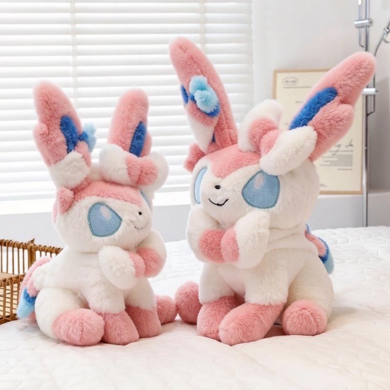 Peluche Sylveon con Pelo Corto per Bambini e Collezionisti