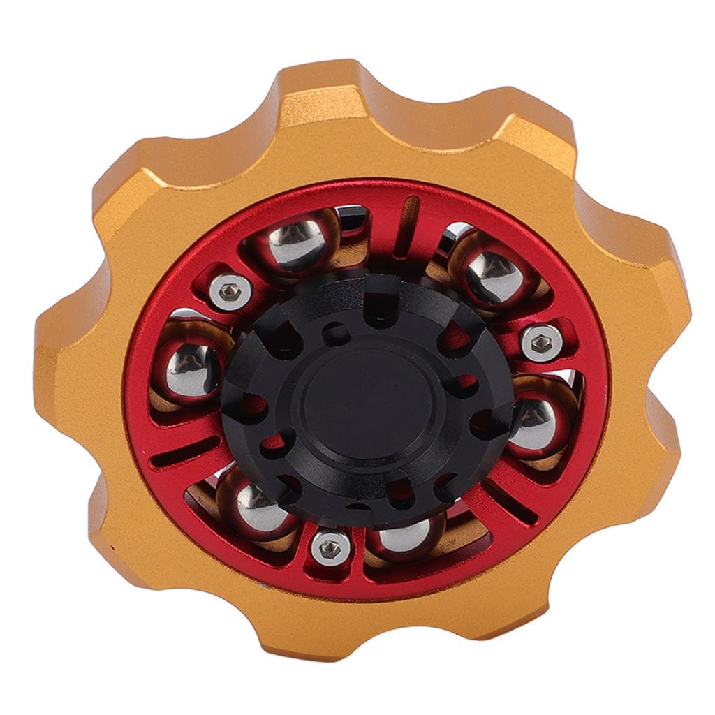 Round 6 Beads Fingertip Gyroscope Fingertip Rotating Toy Aluminum Alloy Mechanical Gyroscope Toy