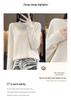 Women's Pure Wool Half-High Neck Sweater - Loose Fit Knitwear for Autumn and Winter