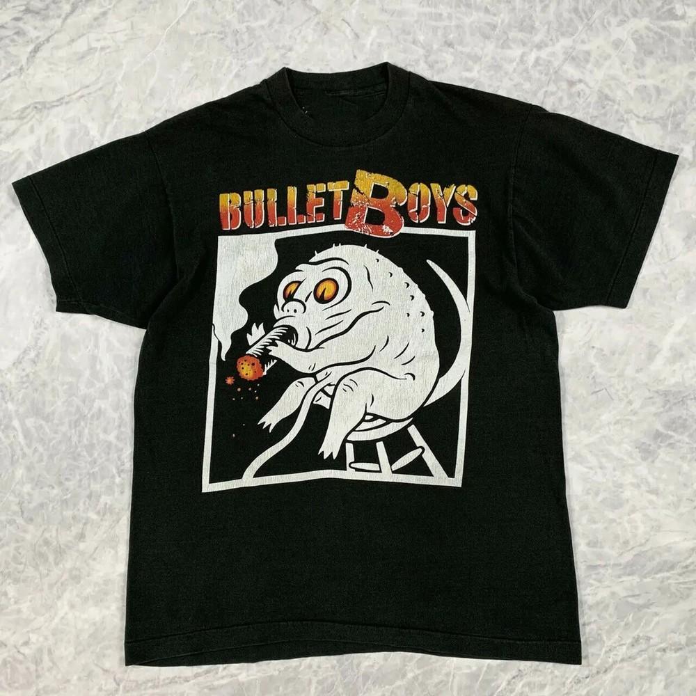 BulletBoys Gift For Friends Black T-Shirt Cotton All Size Unisex T-Shirt S