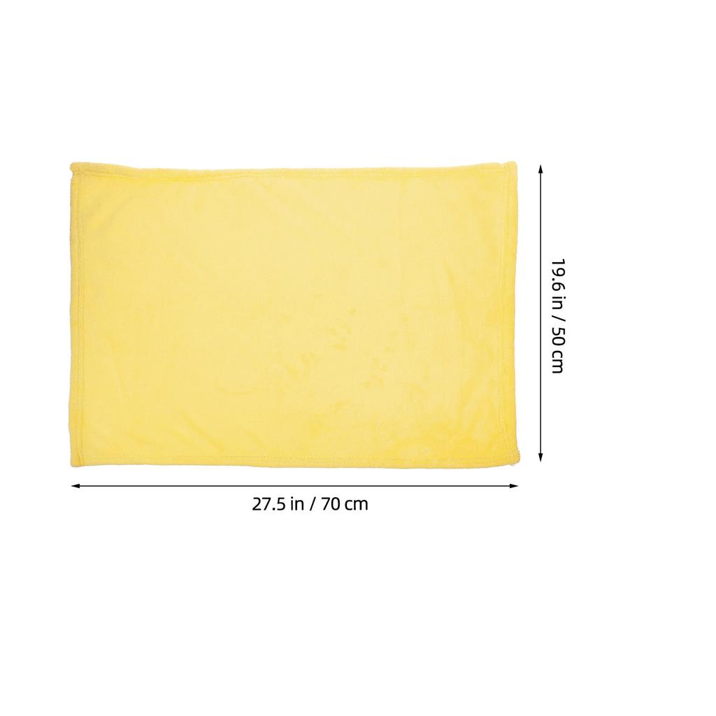 Flannel Fleece Cat Blanket Soft Warm Thick Pet Bed Cover for Small Medium Cats Pink 150x120cm Living Room Bedroom Use