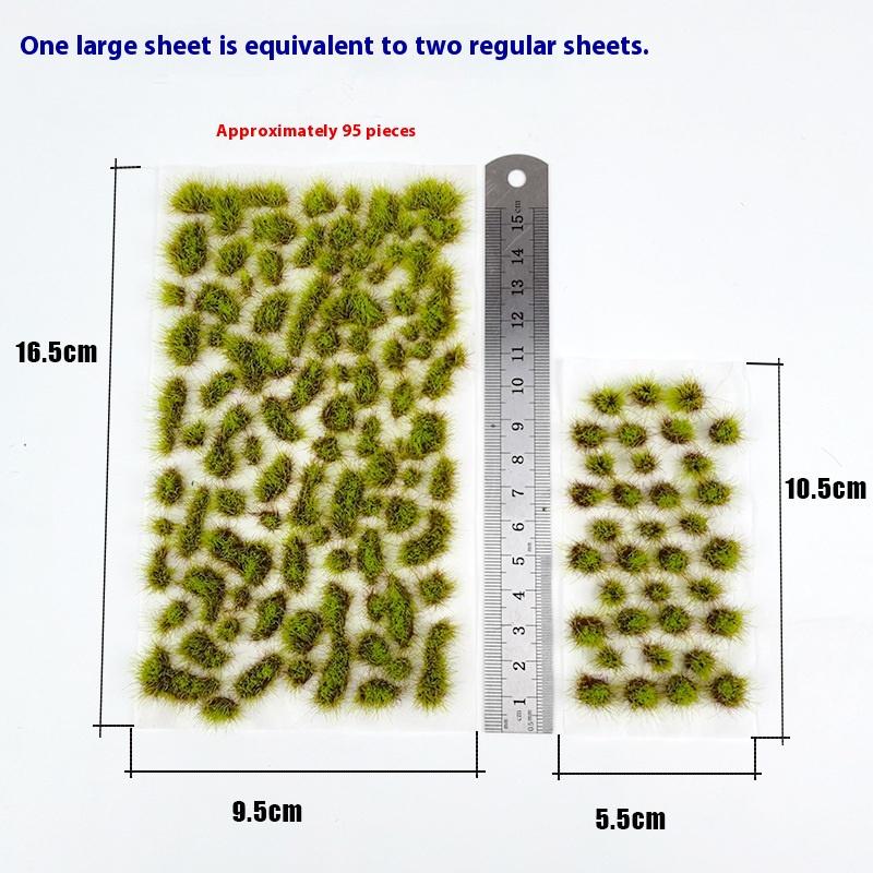 Miniature Lawn Terrain Model Kit - Static Grass Garden for Architecture Dioramas