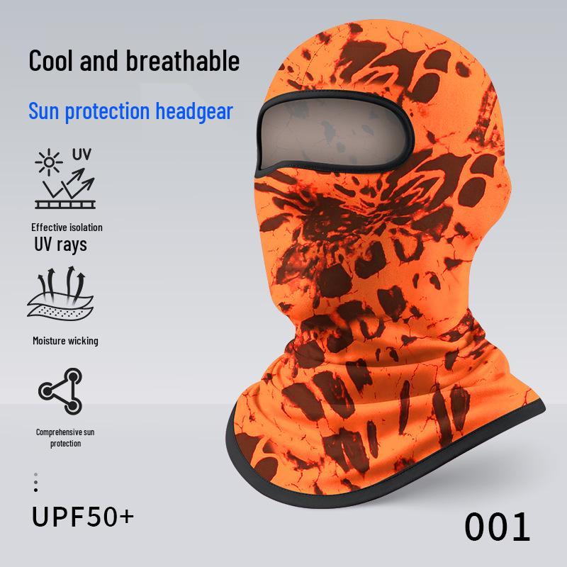 Grenzüberschreitender Gesichts- und Halsschutz-Pullover Eisseide Motorradmaske