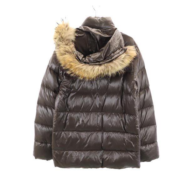 DUVETICA Nylon Langarm Daunenjacke 48 Braun Herren Gebraucht