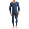 Heattech Varm Rundhalsad Långärmad Vinter Termo Underkläder Medium [XXG] Herrunderkläder, Hals, Skjorta, Öppen Front Underbyxor, Set, Fleecefodrad,