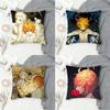 TThe Promised Neverland Doublesided Printed Square Decorative Cushion Cover for Sofa Living Room Home Decor
