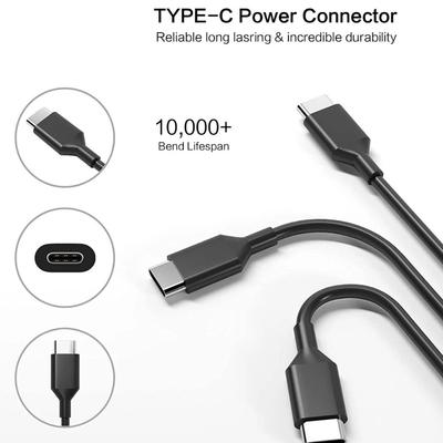 USB C Laptop Charger 65W Nootebook Charger Laptop Power Adapter  Home Office Travel Uses