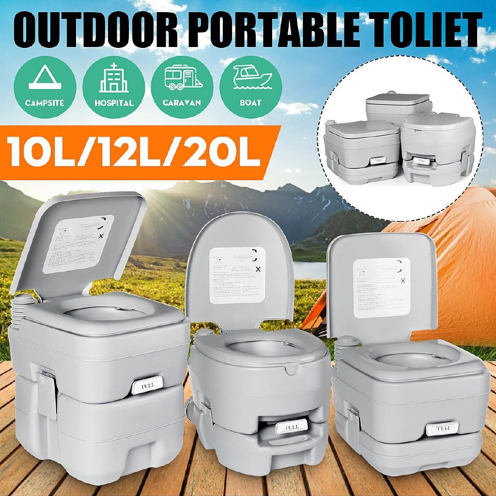 WC Portatile Pieghevole Per Adulti, Comodo Vasino Da Campeggio Leggero, Ideale Per Emergenze E Viaggi, Facile Da Montare In 30 Secondi