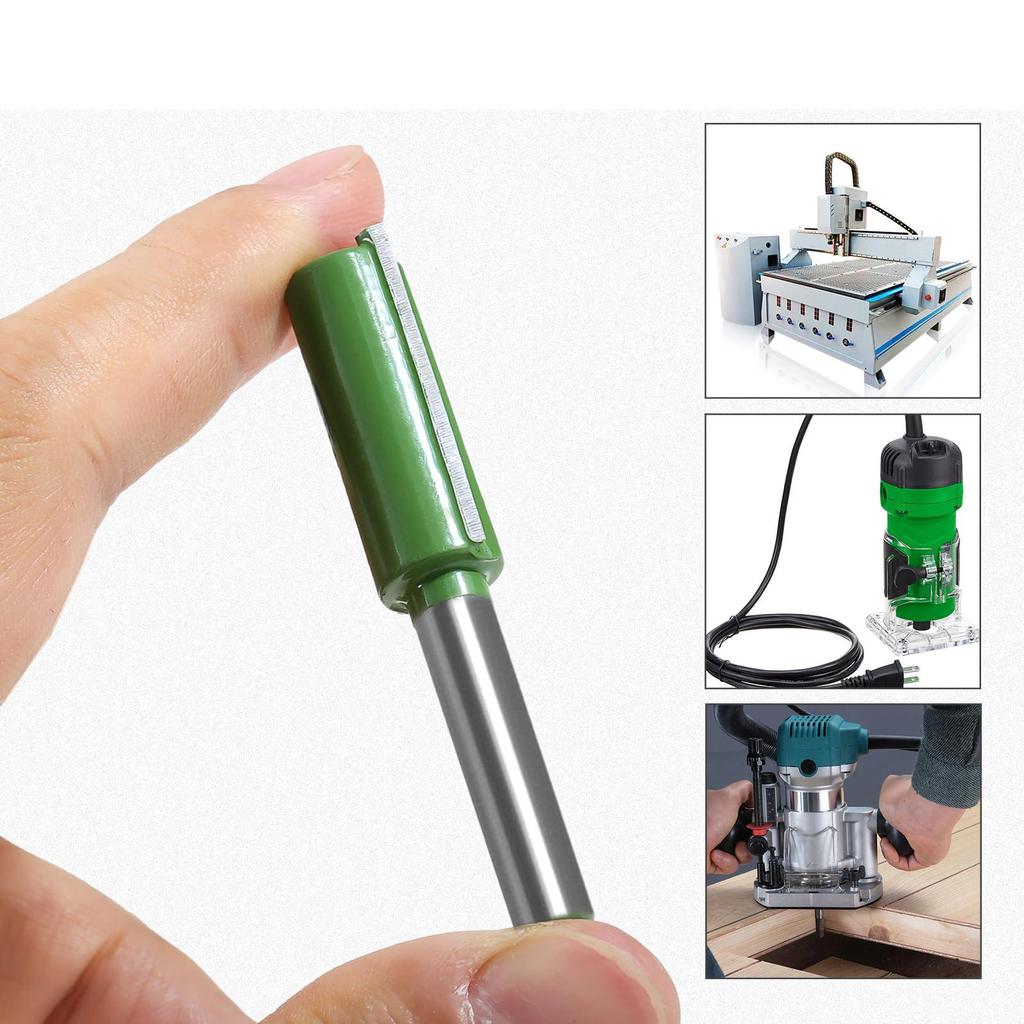 ZESTAW 7X WIERTŁA FREZY DO FREZARKI SZLIFIERKI CIĘCIA OBRÓBKI DREWNA 6mm