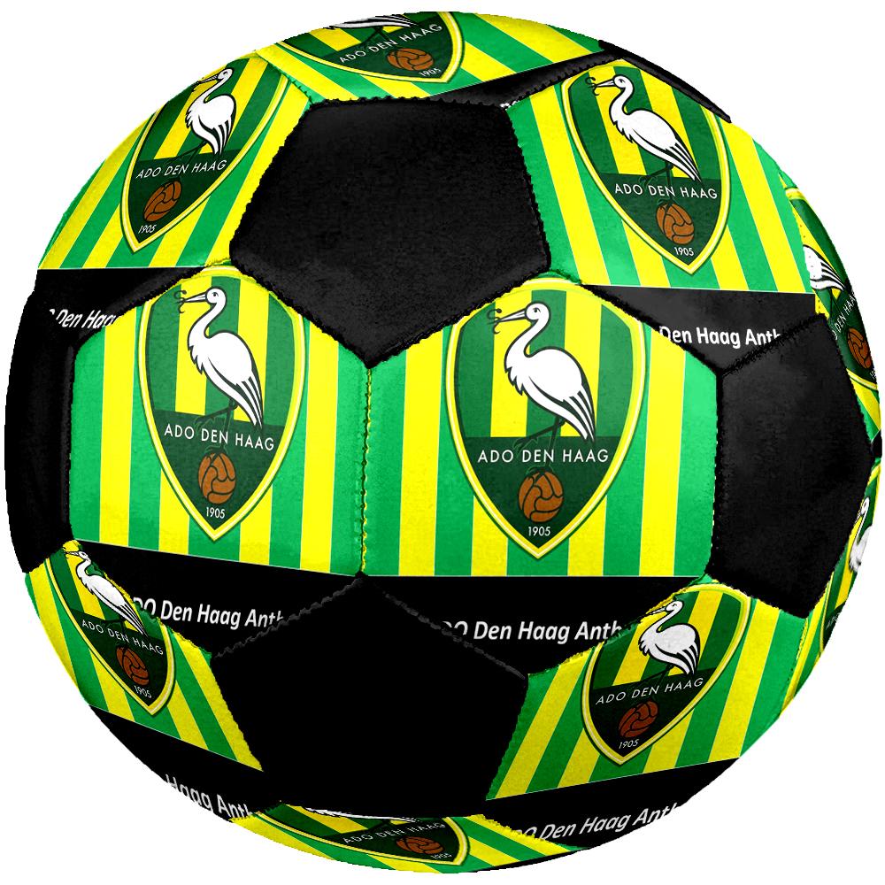 SIZE 5 ADO Den Haag Soccer Ball Colorful All Ages Machine Stitched PVC Competition Ready Durable High-Bounce