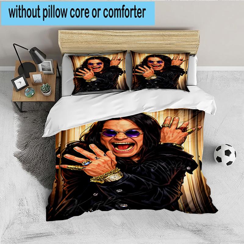 Ozzy Memorial 3PCS Bedding set,Ideal for 1pc Duvet Cover And 2pcs Pillowcases Perfect for Fan gift,Ideal for Bedroom, Dormitory