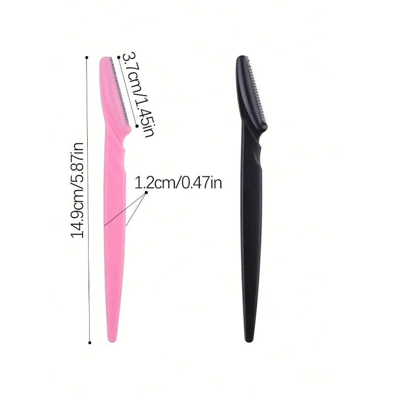 12 stuks Vrouwen Wenkbrauwscheermesje, Gezichts- & Lichaamshaartrimmer, Scheermesje, Wenkbrauwverwijderaar Met Deksel, Kleine Verzorgingstool Set