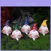 Dwarf Garden Miniature Resin Figurine With Christmas Theme For Home Decor And Giftgiving