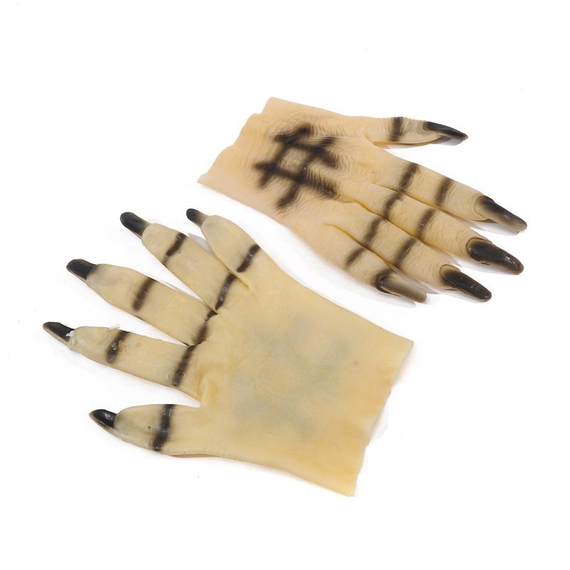 Adult Funny Halloween Gloves Party Scary Ghost Gloves Holiday Props for Women Men
