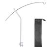 Detachable Lantern Stand Aluminum Alloy Outdoor Portable Light Hanger Portable Lamp Bracket for Picnic Hiking Fishing