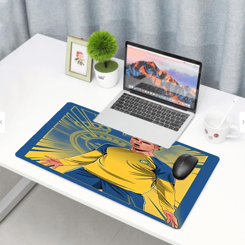 Cristiano Ronaldo Print Mouse Pad, Anti‑Slip Desktop keyboard Mat, for PC Laptop Gaming Working Daily Use, Cool Festival Surprise Gift