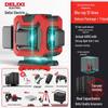 Delixi 12-Point High-Precision Green Laser Level for Outdoor Use