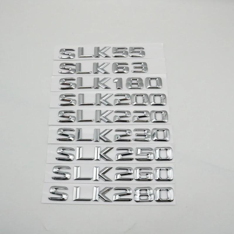 ABS Rear Trunk Lid Emblem Number Letter for Mercedes-Benz R170 R171 R172 SLK32 SLK63 SLK55 SLK200 SLK220 SLK230 SLK250 SLK260