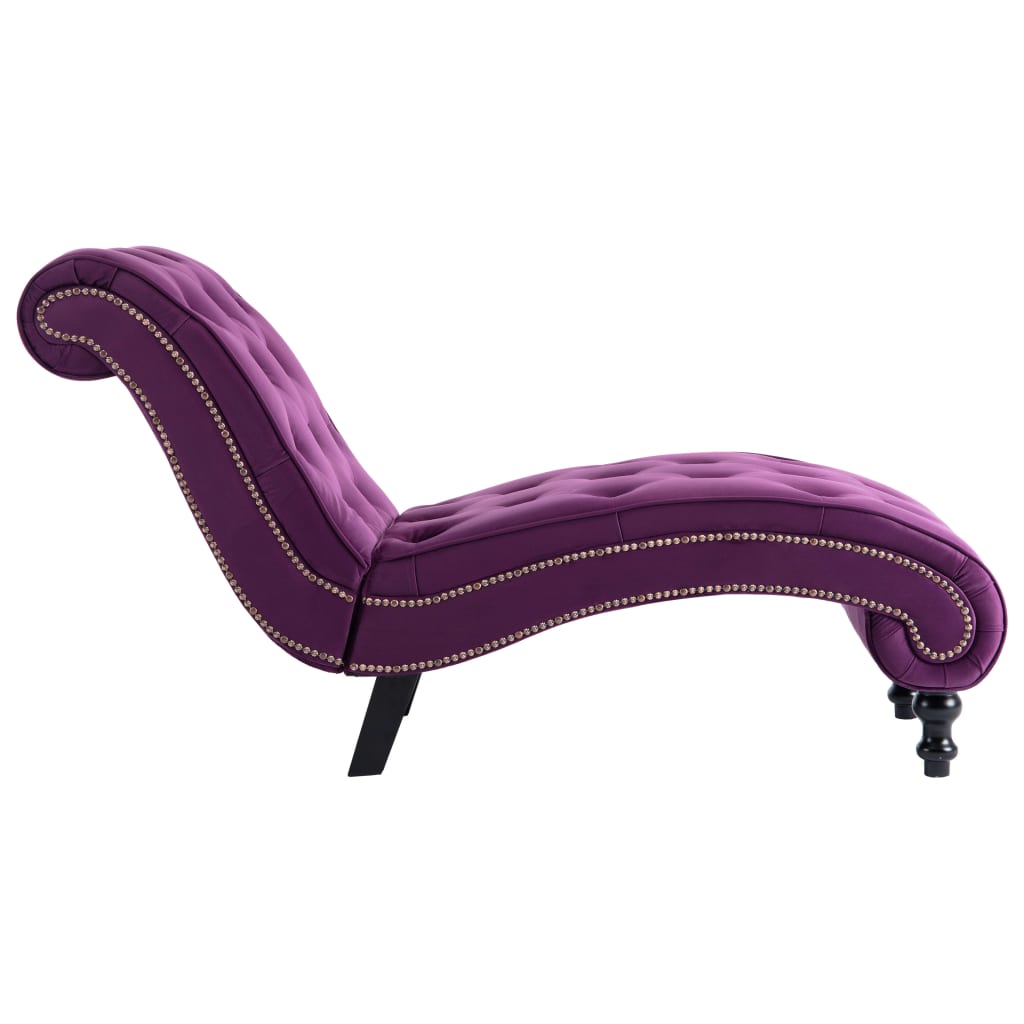Chaiselongue Lila Velvet