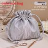 Klassische tragbare Kosmetiktasche mit Kordelzug aus wasserdichtem PU-Material für den täglichen Gebrauch